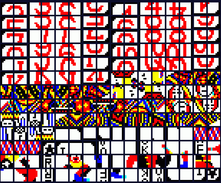 Mega Double Poker tiles