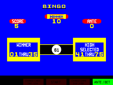 Bingo (1983) with lamps
