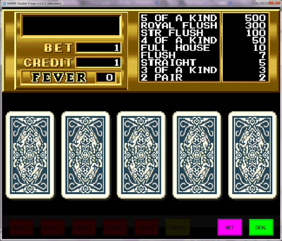 Double Crown button-lamps.