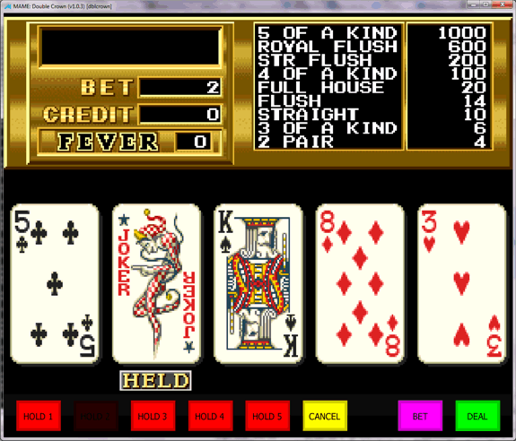 Double Crown button-lamps.