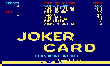 Inter Games Joker Card