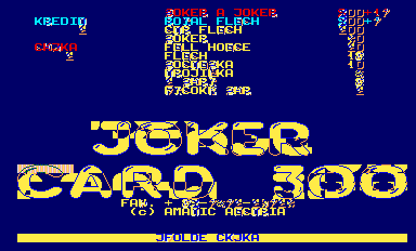 Joker Card 300 (Amatic / Vesely Svet)