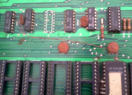 Pacman Club PCB hacks...