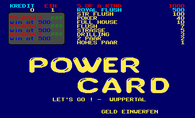 Power Card (encrypted)