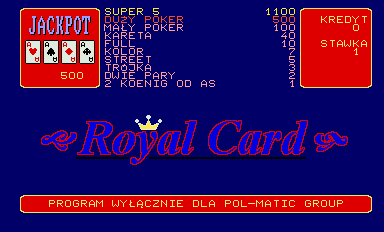 Royal Card (Evona Electronic)