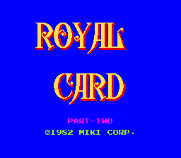 Royal Card (Nichibutsu blitter hardware)