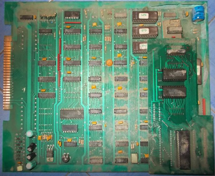 unknown italian poker game PCB